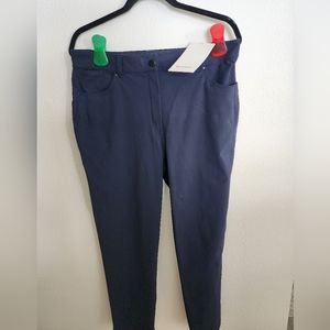 Lululemon City Sleek 5 Povket 7/8 Pant, Navy, Size 12, NWT